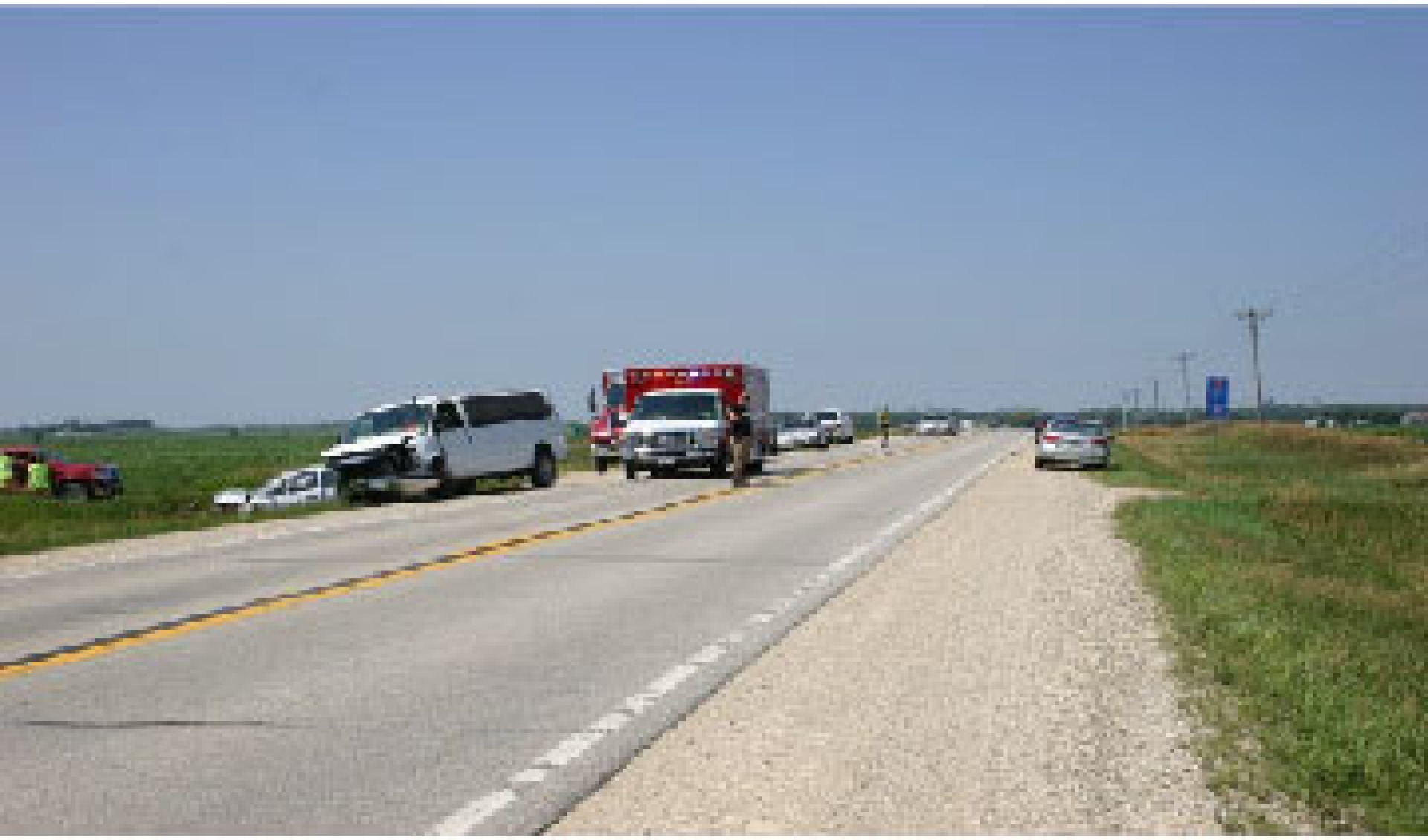 two vehicle accident on highway 9