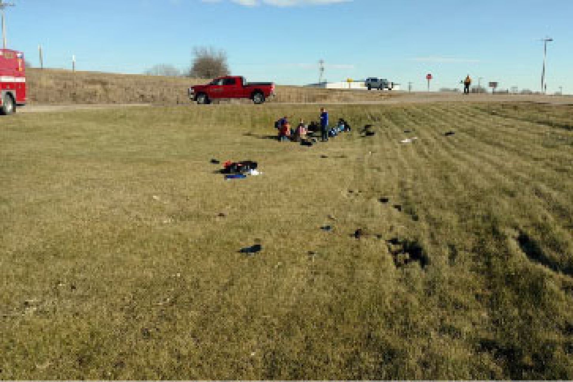 Motorcycle accident north of Northwood