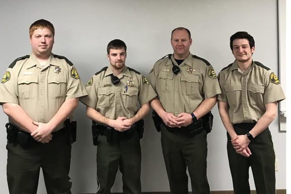 Worth County, Iowa, Sheriff Office reserve members.